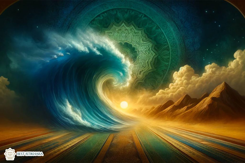 découvrez l'interprétation du rêve de tsunami en islam : signification, symboles et conseils pour comprendre ce phénomène onirique selon les traditions islamiques.